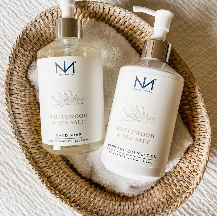 WHITEWOOD & SEA SALT HAND AND BODY LOTION