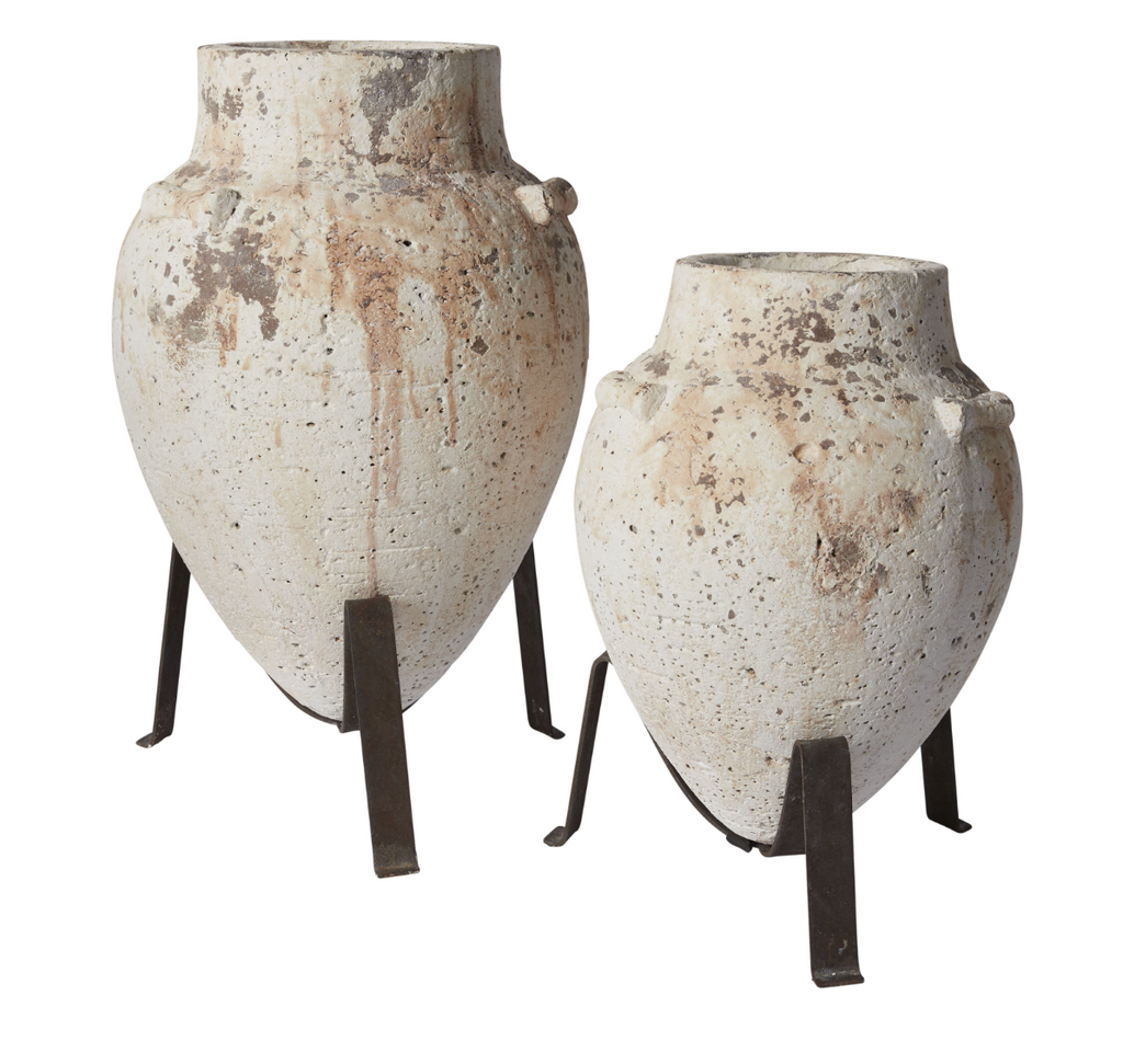 TUSCAN PLANTER WITH STAND - 2 SIZES AVAILABLE - IN STORE PICK UP ONLY!