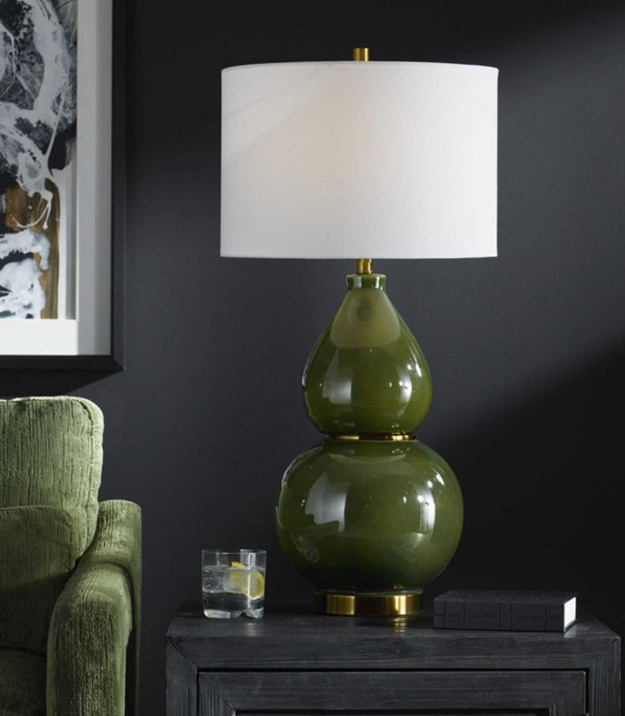 GOURD TABLE LAMP -  IN STORE PICK UP ONLY!