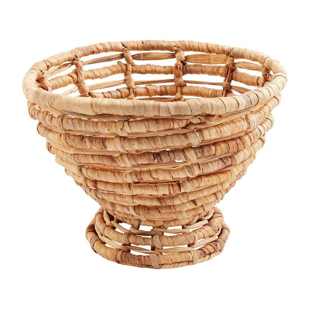WOVEN PEDESTAL BOWL - IN STORE PICK UP ONLY!