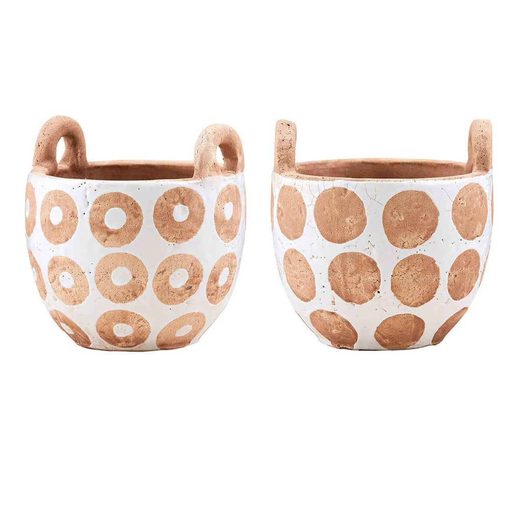 WHITE TERRACOTTA POTS- IN STORE PICK UP ONLY!