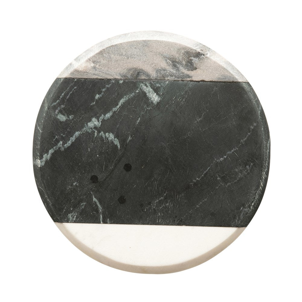 10" ROUND MARBLE CHEESE/CUTTING BOARD, GREY, BLACK, & WHITE- IN STORE PICK UP ONLY!