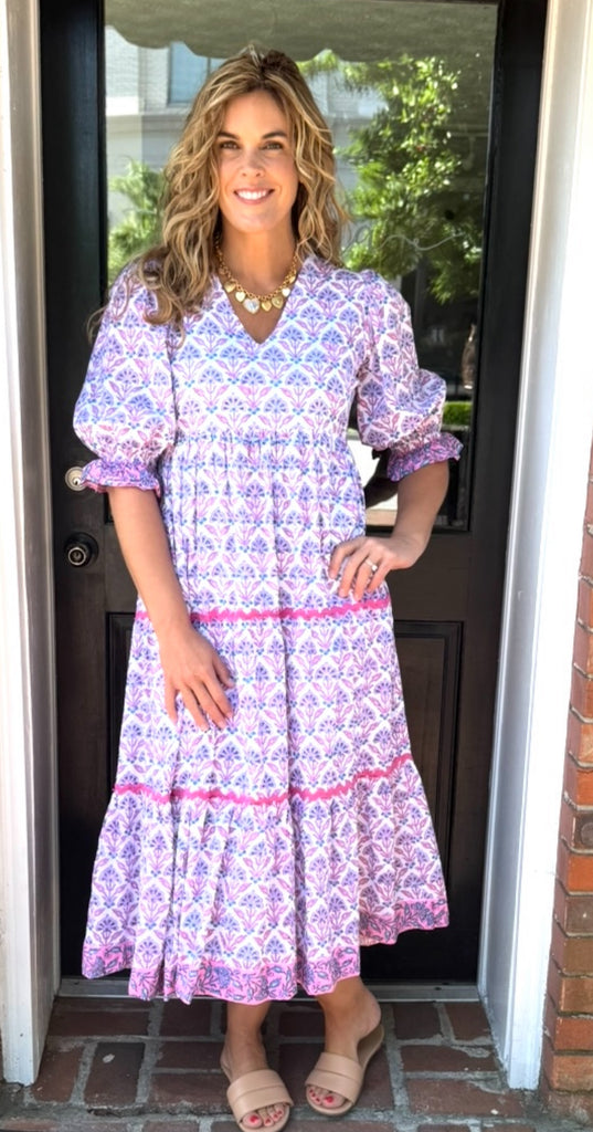 GEORGIA DRESS - ROSEBLOOM