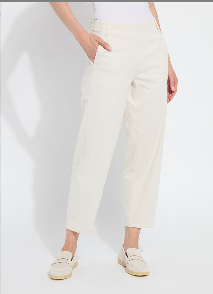 LYSSE' ANELISE BARREL TROUSER - OAT