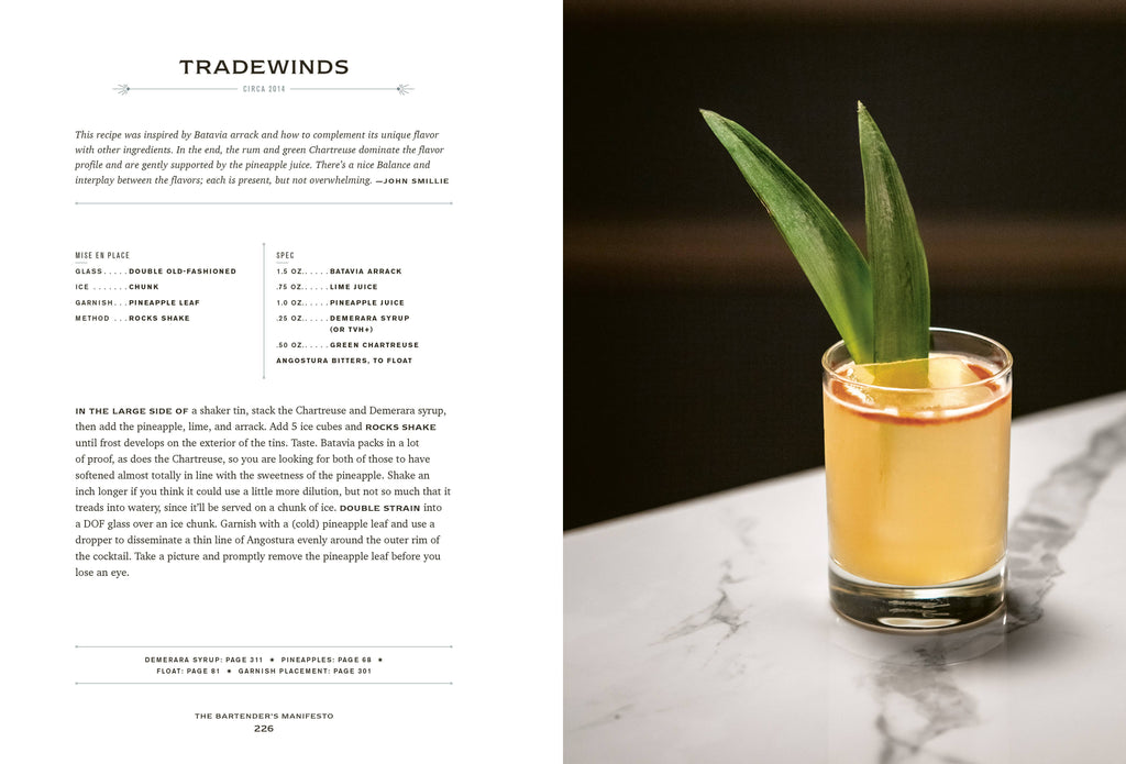 THE BARTENDER'S MANIFESTO