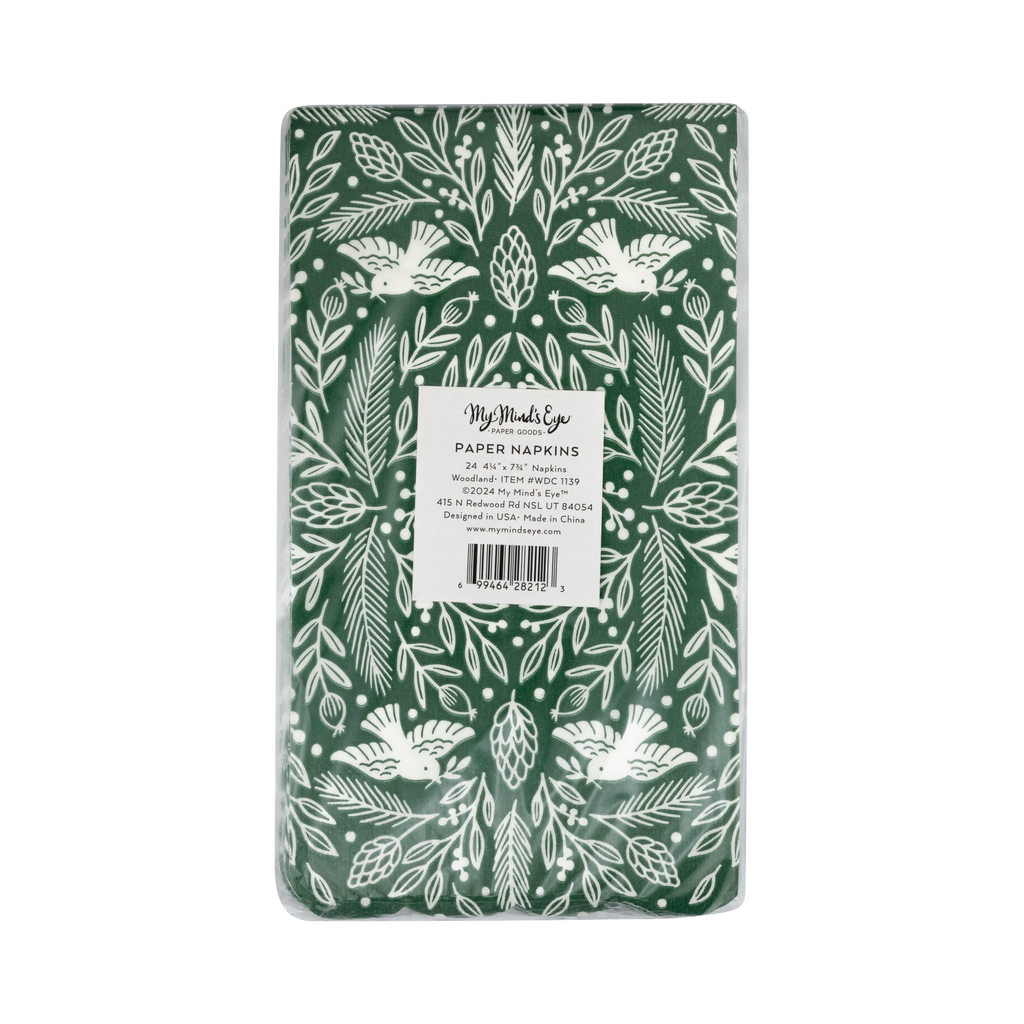WOODLAND SCALLOPED DINNER NAPKIN
