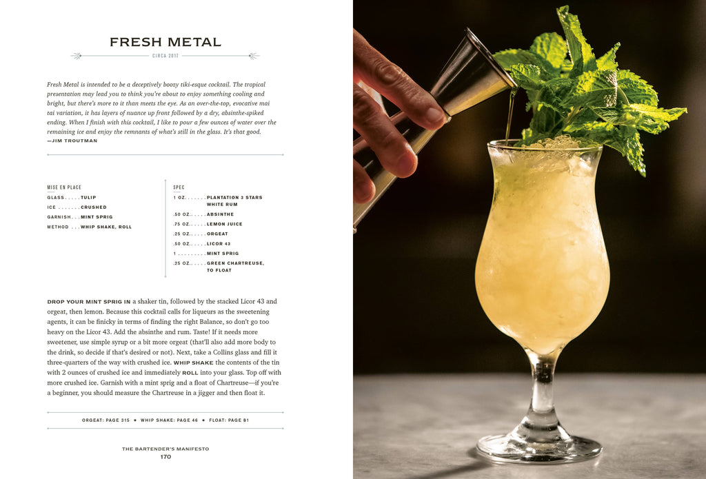 THE BARTENDER'S MANIFESTO