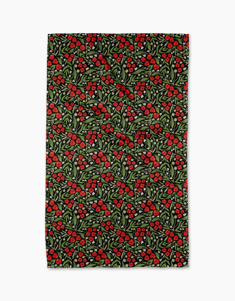 FLOWING POPPIES TEA TOWEL