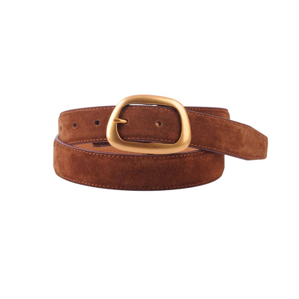 SUEDE BELT - CARAMEL