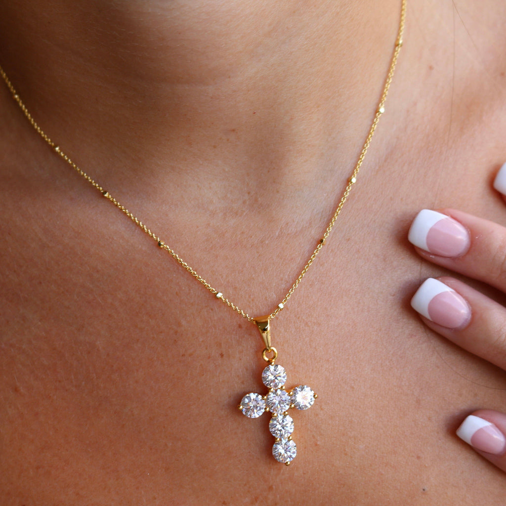 GLOW CROSS NECKLACE