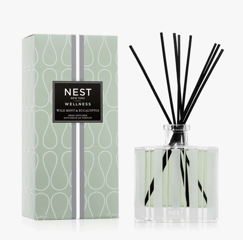 NEST WILD MINT AND EUCALYPTUS REED DIFFUSER
