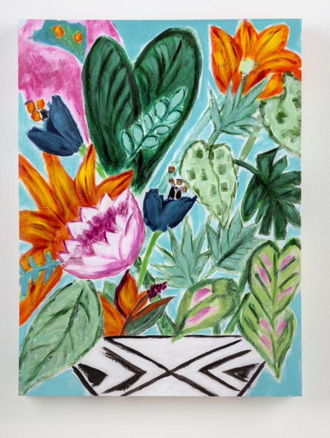 TROPICAL PLANT CANVAS- IN STORE PICK UP ONLY!
