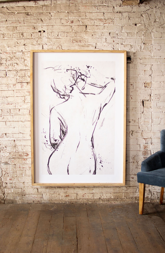 FRAMED NUDE PRINT - IN STORE PICK UP ONLY!