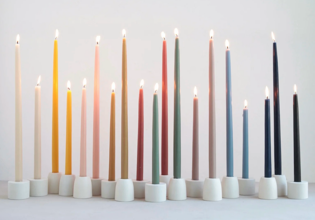 DIPPED TAPER CANDLES 12"