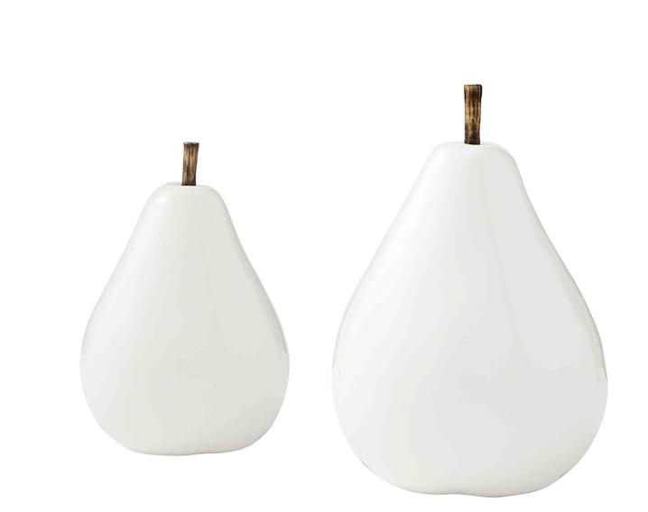 CERAMIC PEAR SITTERS - 2 SIZES AVAILABLE