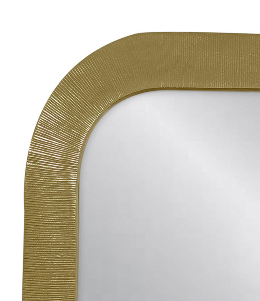 EXTRA LARGE RECTANGULAR RIDGE TEXTURED MIRROR - IN STORE PICK UP ONLY!
