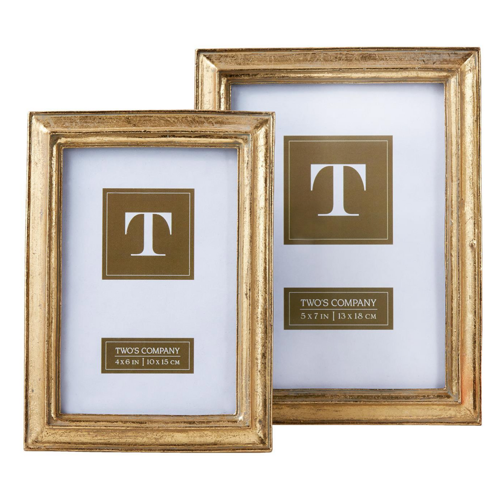 GOLD LEAF PHOTO FRAME - 2 SIZES AVAILABLE