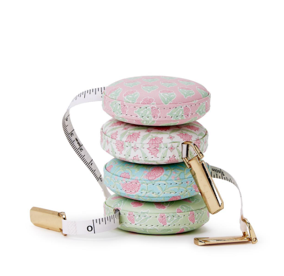 FLORAL BLOCK PRINT MEASURING TAPE