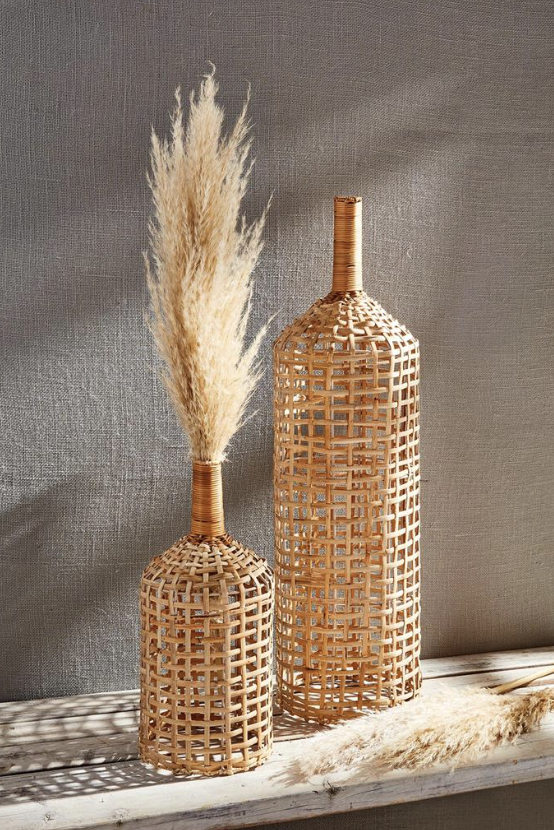 WOVEN VASE - 2 SIZES AVAILABLE - IN STORE PICK UP ONLY!