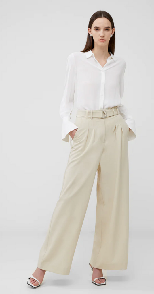 EVERLY SUITING TROUSERS - OYSTER GRAY