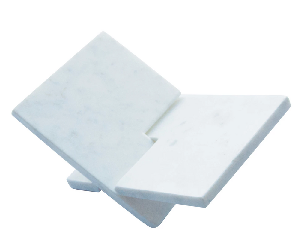 INTERLOCKING MARBLE BOOK HOLDER - IN STORE PICK UP ONLY!