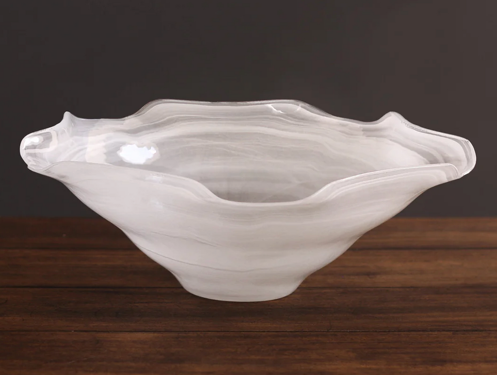 ALABASTER WAVE BOWL- IN STORE PICK UP ONLY!