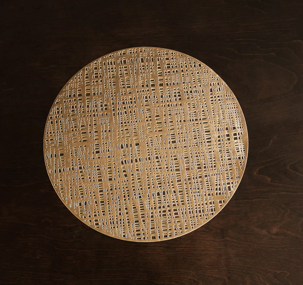 WOVEN 15" ROUND PLACEMAT