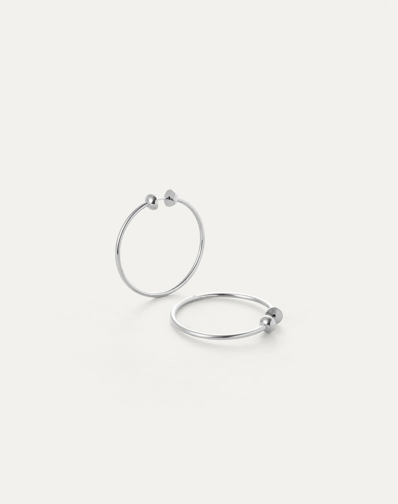 ICON HOOPS SMALL-SILVER