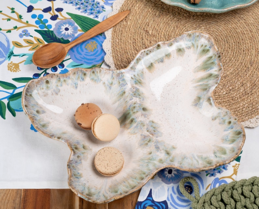 ETTA B BUTTERFLY DIVIDED BOWL - IN STORE PICK UP ONLY!