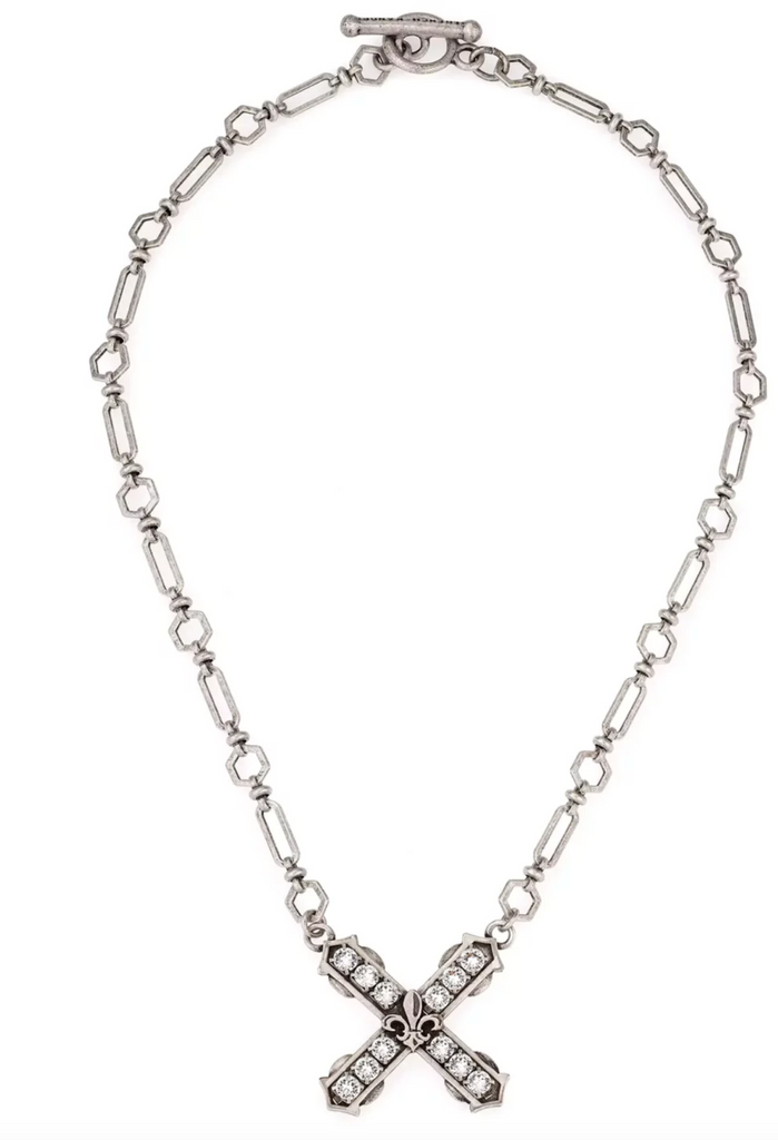 FRENCH KANDE CHLOE NECKLACE SILVER