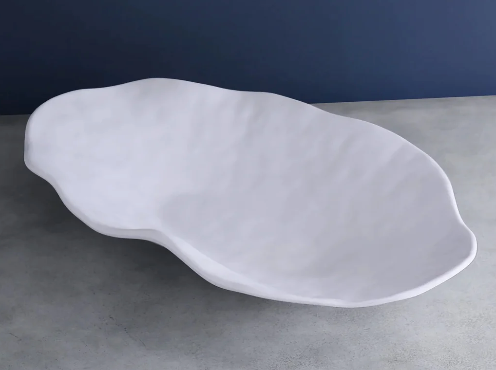 VIDA NUBE EXTRA LARGE OVAL BOWL - WHITE- IN STORE PICK UP ONLY!