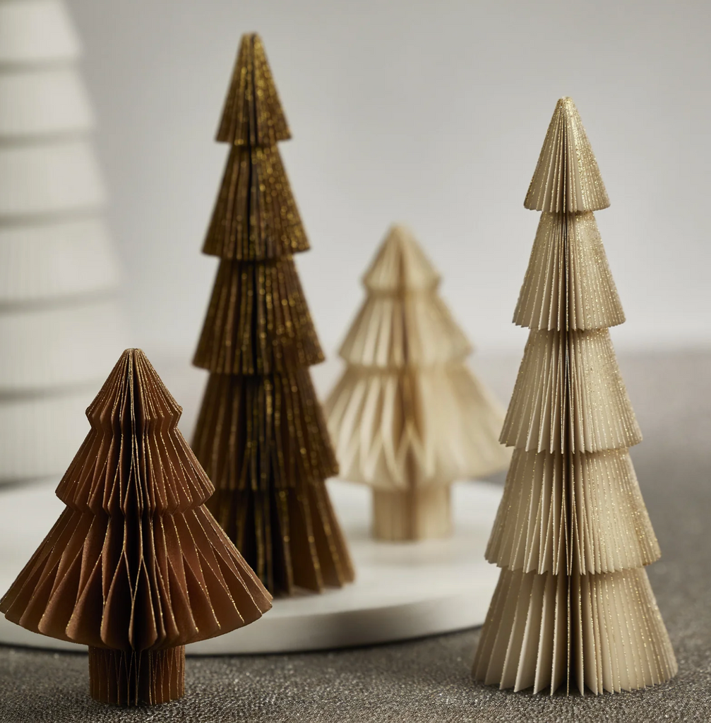 WISH PAPER DECO TABLETOP TREE - GOLD