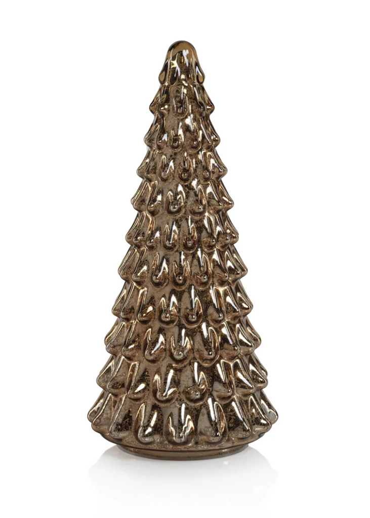 DAVOS LED ANTIQUE TREE- GOLD