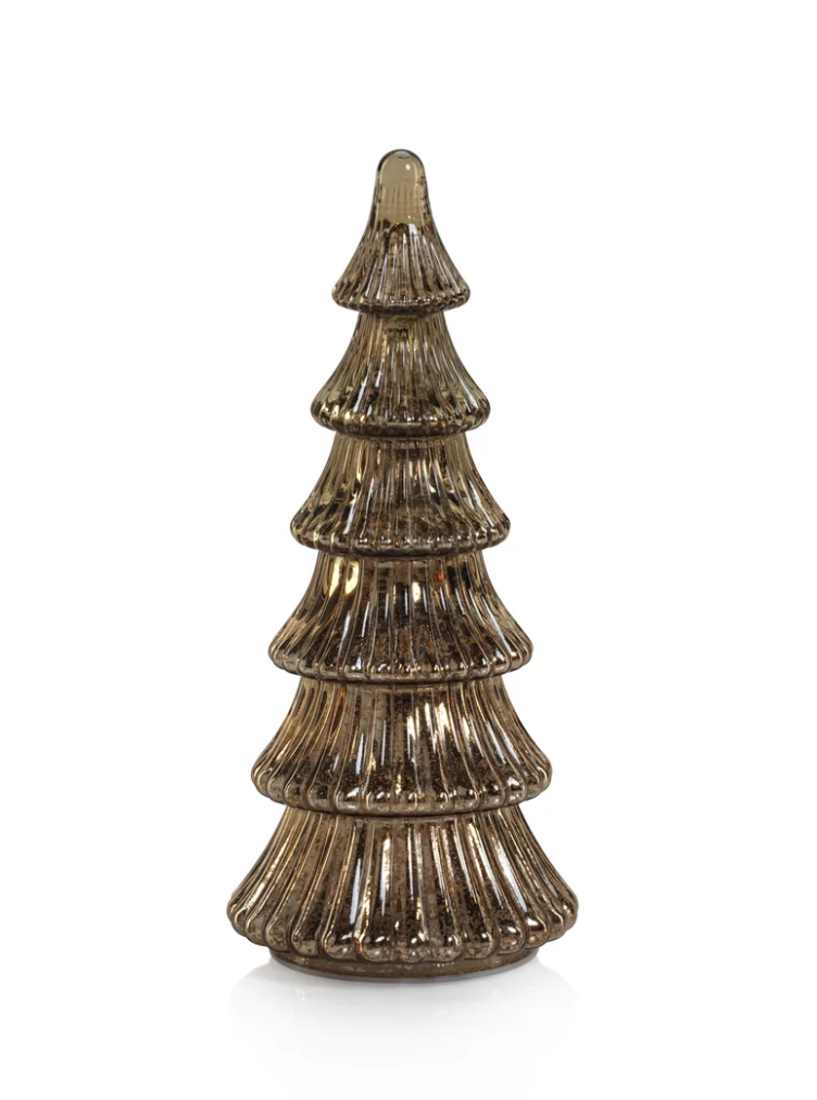 DAVOS LED ANTIQUE TREE- GOLD