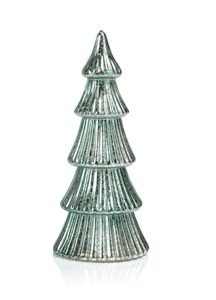 LED ANTIQUE BLUE TREE