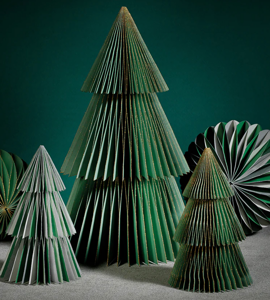 WISH PAPER DECO - TABLETOP TREE - GREEN