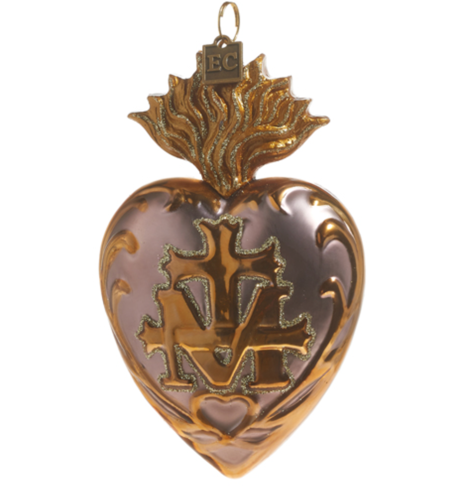 SACRED HEART ORNAMENT