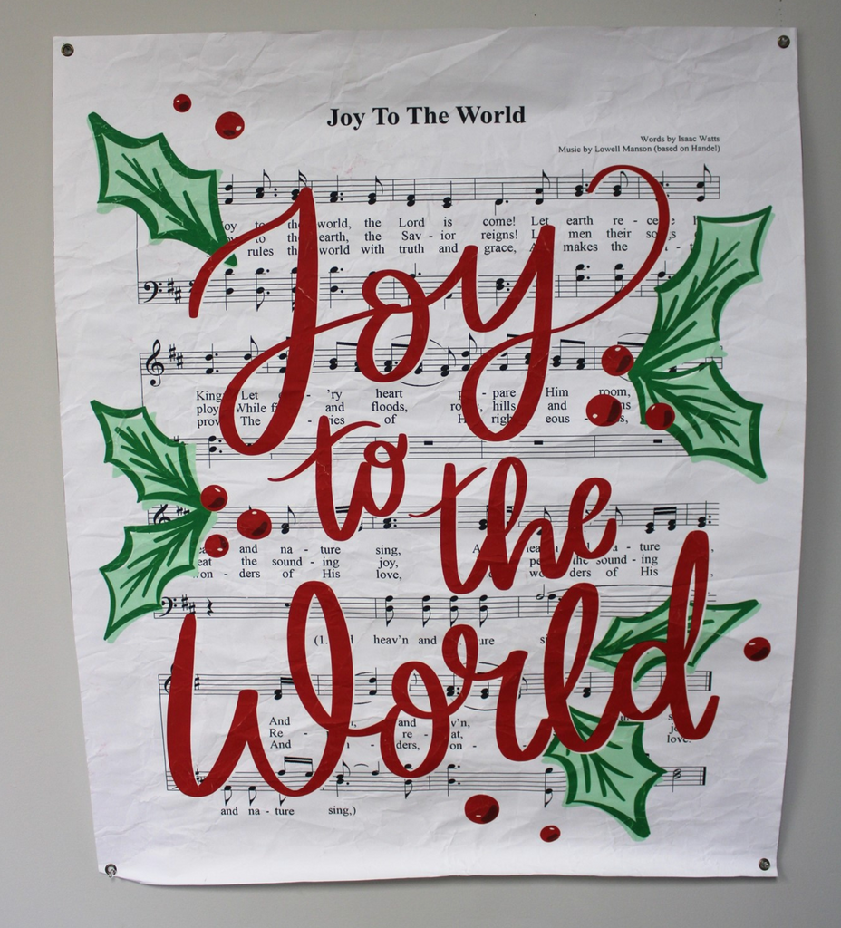 PAPER ART - JOY TO THE WORLD