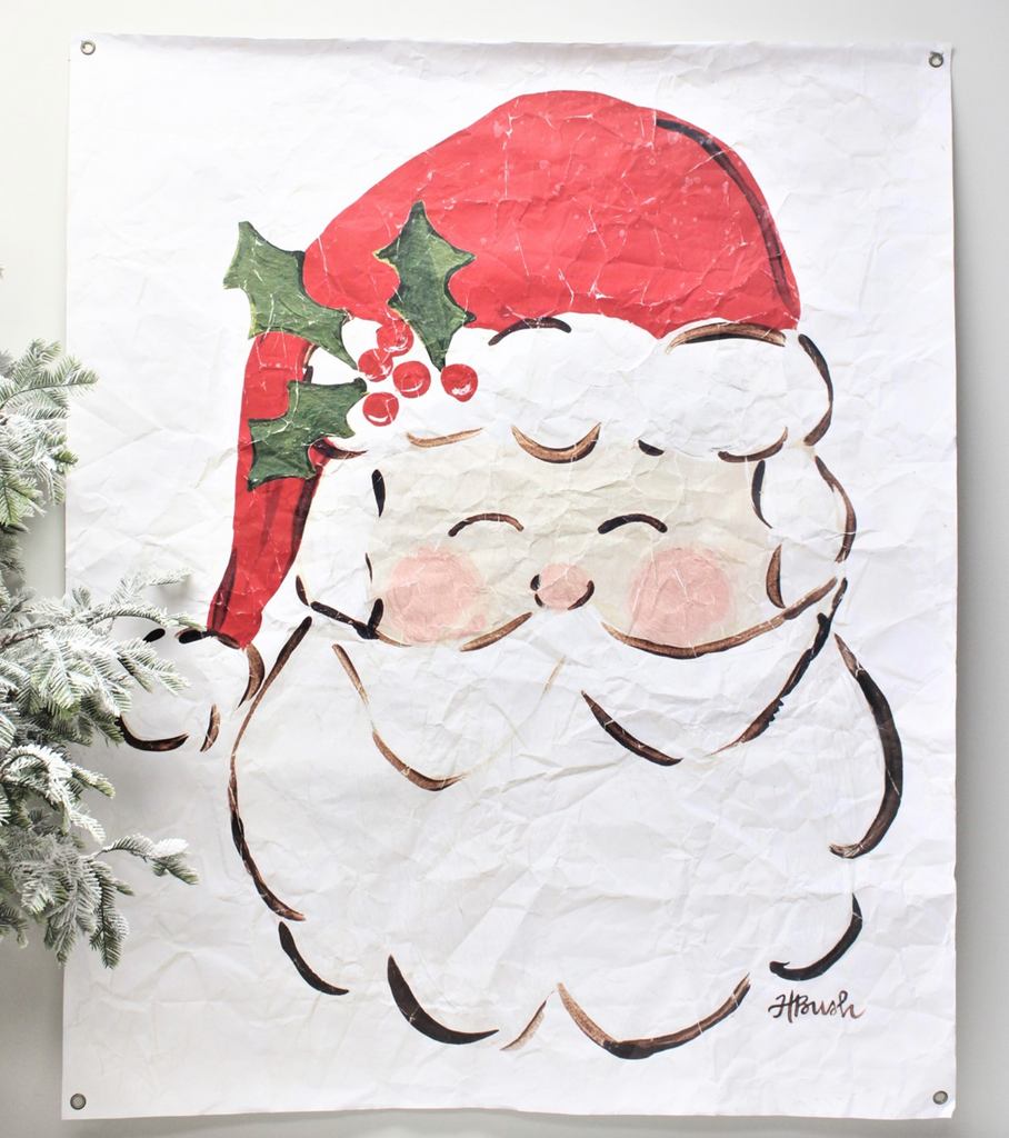 PAPER ART - SANTA FACE