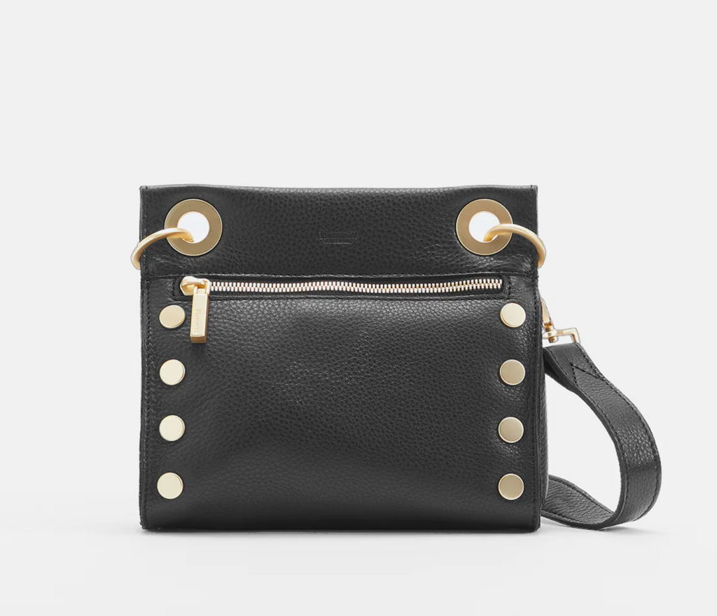 HAMMITT TONY SMALL CROSSBODY BAG-BLACK/GOLD