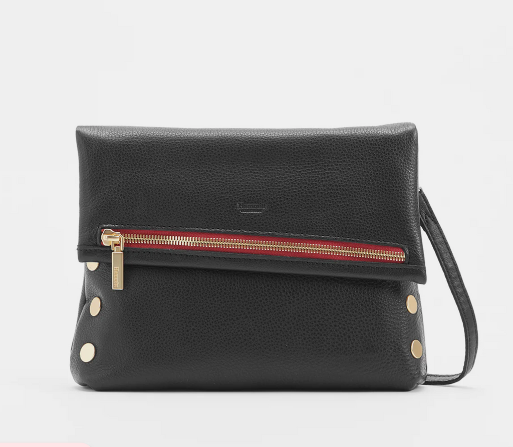 HAMMITT VIP MEDIUM LEATHER CROSSBODY CLUTCH