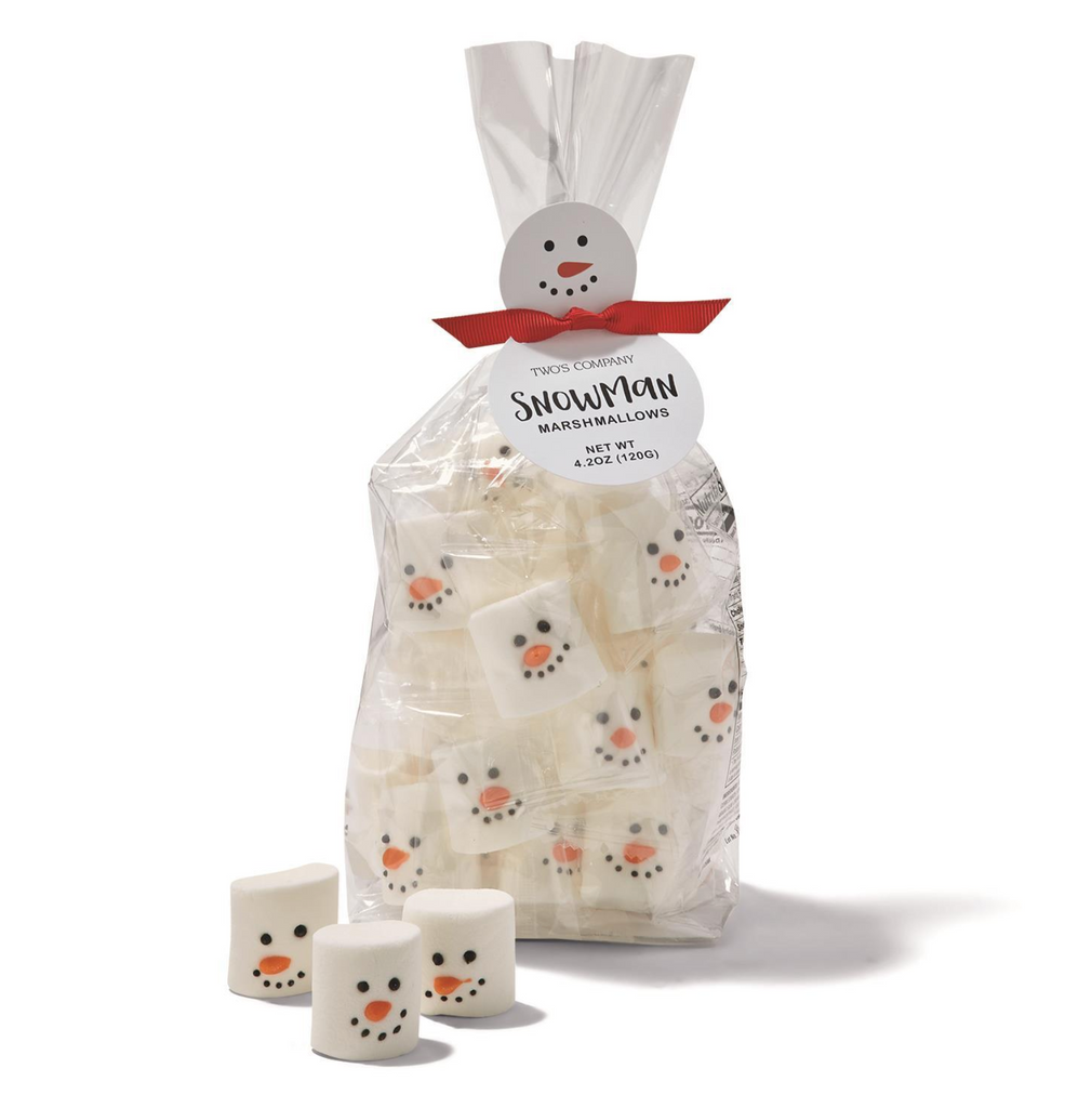 SNOWMAN MARSHMALLOW CANDY IN GIFT BAG