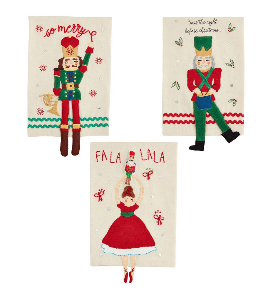 NUTCRACKER DANGLE TOWELS