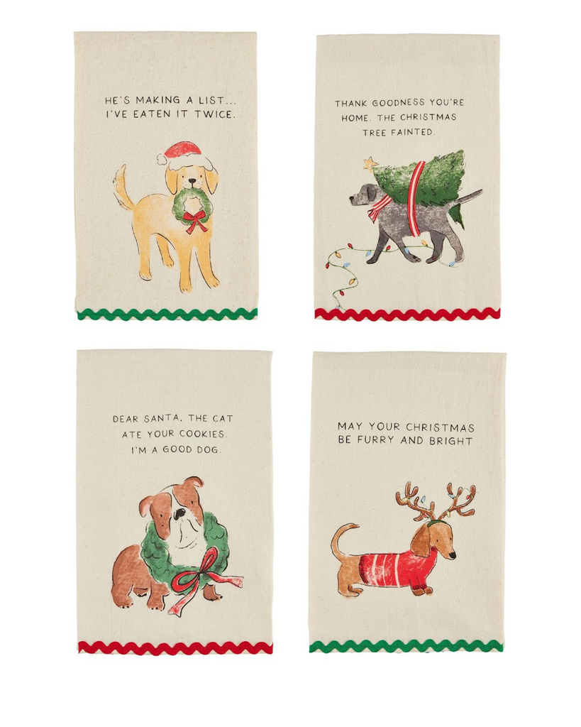 CHRISTMAS PET TOWELS