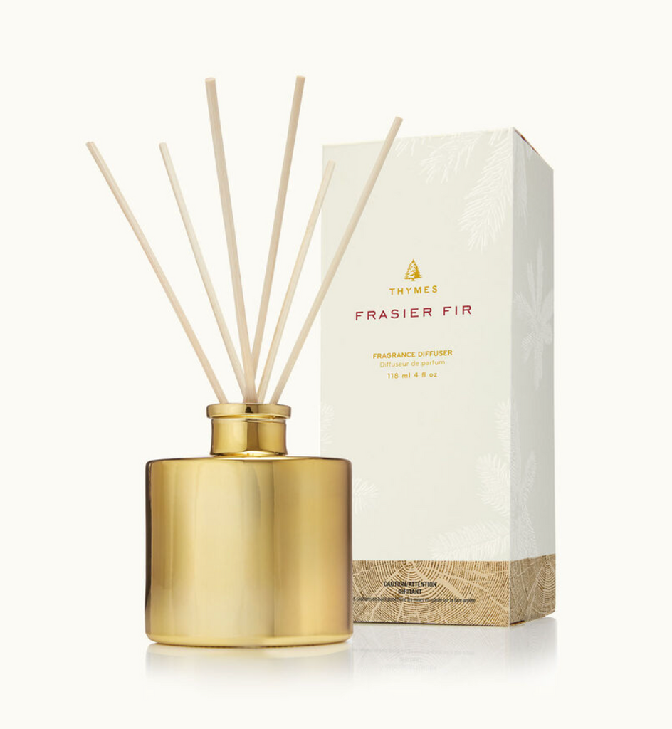 FRASIER FIR GILDED REED DIFFUSER PETITE GOLD