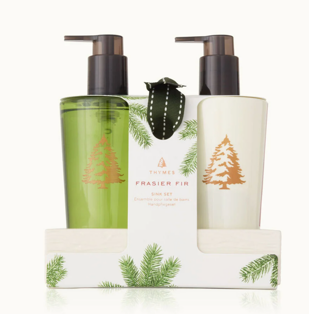 FRASIER FIR SINK SET WITH CERAMIC CADDY