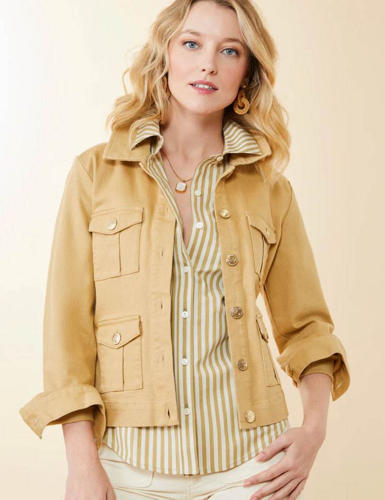 MARLIE TWILL JACKET KHAKI