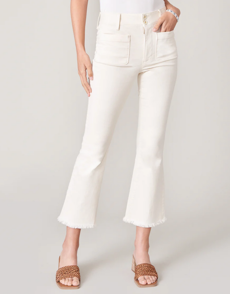 JULIETTE HIGH RISE DENIM JEANS BUTTERCREAM