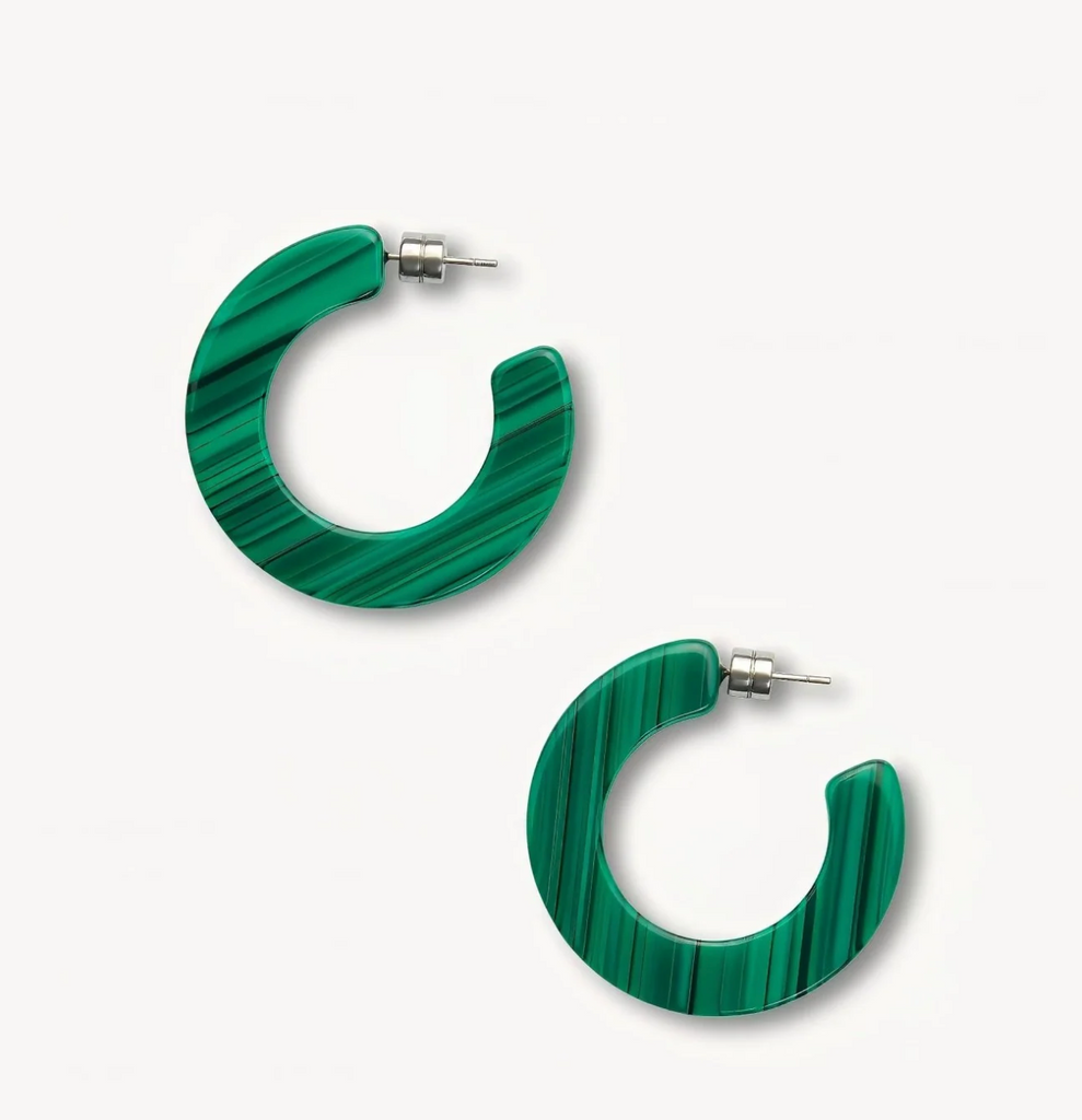 KATE HOOP IN MALACHITE