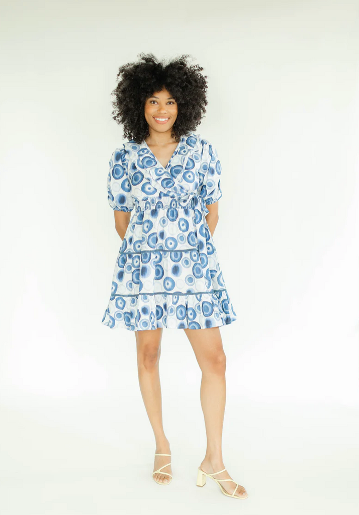 LEHUA DRESS-WEDGEWOOD